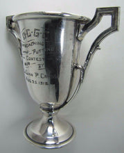 Load image into Gallery viewer, 1916 OC GC Golf Country Club Silver Plate Trophy Award Cup Lillian Crans Wallace