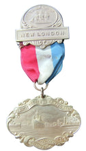 Load image into Gallery viewer, 1912 ATLANTIC DEEPER WATERWAYS Assn Medallion NEW LONDON Ornate Whitehead Hoag