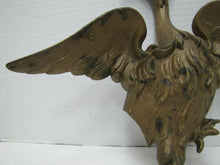 Load image into Gallery viewer, Spread Winged Eagle Bird Antique Cast Iron Architectural Hardware Element