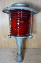 Load image into Gallery viewer, BOSTON POLICE Dept SIGNAL SERVICE Old Retired HD Light Nautical Street RR Lamp