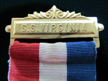 Load image into Gallery viewer, SS VIRGINIA PANAMA PACIFIC LINE CRUISE SHIP DECK SPORTS Orig Old Award Medallion
