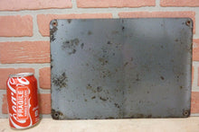 Load image into Gallery viewer, DANGER CANCER HAZARD Old Porcelain Sign NO SMOKING OR EATING Industrial Safety