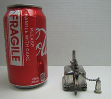 Load image into Gallery viewer, WINGED WARRIOR DRAGON BEAST HELMET Antique Cigar Lighter Meriden Silver Plate Co