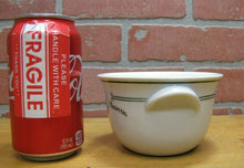 Load image into Gallery viewer, JEFFERSON HOSPITAL Old Dish Bowl CARR CHINA Co Grafton W VA D-41 Side Handles