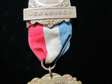 Load image into Gallery viewer, 1912 ATLANTIC DEEPER WATERWAYS Assn Medallion NEW LONDON Ornate Whitehead Hoag