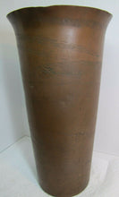 Load image into Gallery viewer, Arts & Crafts Copper Bronze Large Vase Planter Antique Umbrella Stand Swirl