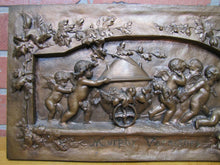 Load image into Gallery viewer, MURPHY VARNISHES 19c Victorian Advertising Plaque Sign Exquisite Cherubs Ornate