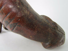 Load image into Gallery viewer, DACHSCHUND Antique Sitting Dog Doorstop Big Weiner Rare Decorative Art Statue