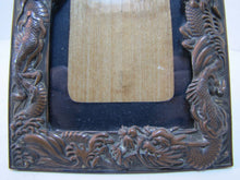 Load image into Gallery viewer, DRAGON Old Asian Frame High Relief Exquiste Monsters Serpents Brass Bronze