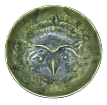 Load image into Gallery viewer, OWL Antique Bronze Tray High Relief Ornate Detail Deep Thick Trinket Card Tip