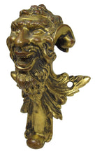 Load image into Gallery viewer, 19c Bronze Devil Demon Antique Decorative Art Ornate Architectural Hardware
