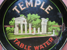 Load image into Gallery viewer, TEMPLE SPARKLING TABLE WATER Old Advertising Tray CHAS SHONK Co LITHO CHICAGO