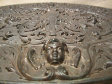 Load image into Gallery viewer, Antique American Radiator Company Decorative Plaque Sign Maiden Beasts Cherub