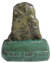 Load image into Gallery viewer, 1939 SUGAR LOAF ROCK WINONA MINNESOTA STATE FAIR BSA Cast Iron Doorstop Statue
