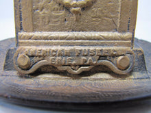Load image into Gallery viewer, AMERICAN FUSEE Co ERIE Pa Antique Advertising Match Book Holder Egyptian Revival