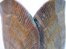 Load image into Gallery viewer, Mid Century Seashells Planter Pot Brass Bronze Detailed Patina Seashore Nautical
