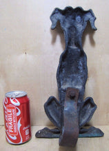Load image into Gallery viewer, WHIPPET Antique Brass Dog Whimsical Decorative Art Statue Old Make-Do Doorstop