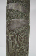 Load image into Gallery viewer, 1934 HAWAII SCHOFIELD BKS HAW HULA GIRL EAGLE USA SHIELD Trench Folk Art Shell