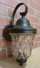 Load image into Gallery viewer, LIGHTOLIER Old Wall Mount Fixture Light Sconce Bubble Glass Shade Decorative Art