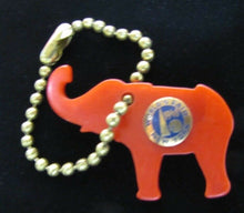 Load image into Gallery viewer, 1940 NEW YORK WORLDS FAIR REPUBLICAN Political Party ELEPHANT Keychain NYWF