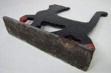 Load image into Gallery viewer, 1920s Folk Art Cast Iron Cat Boot Scraper Kitty Kat Decorative Statue Doorstop