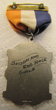 Load image into Gallery viewer, 1939 GIRLS SPOON & EGG RACE Medal Sterling Silver Municipal Athletics Medallion