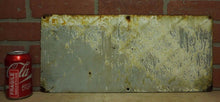 Load image into Gallery viewer, PRIVATE ROAD NO PUBLIC HIGHWAY Old Porcelain Sign Keep Out Advertising Street