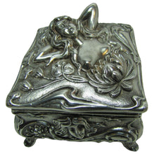 Load image into Gallery viewer, Art Nouveau Jenning Bros Nude Maiden Trinket Box JB Ornate Decorative Arts