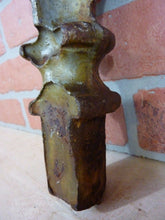 Load image into Gallery viewer, Antique Large Cast Iron Architectural Hardware Element Finial Decorative Art flt