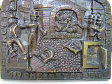 Load image into Gallery viewer, FARREL HERRING & Co FIREPROOF SAFE Antique Plaque Sign p1852 PHILADELPHIA Ornate