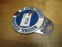 Load image into Gallery viewer, NATIONAL ASSOCIATION OF LETTER CARRIERS USA License Plate Topper Sign UNION MADE