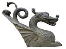 Load image into Gallery viewer, Dragon Serpent Monster Old Brass Decorative Art Ornate Hardware Element