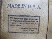 Load image into Gallery viewer, NEW YORK UNDERWRITERS INSURANCE COMPANY Antique Sign American Art Works Ohio