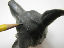 Load image into Gallery viewer, GERMAN SHEPHERD HEAD Old Metal Threaded FRANCE Display Art Repurpose Hardware