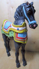 Load image into Gallery viewer, CAROUSEL HORSE old cast metal shore amusement park display Steel Pier AC NJ