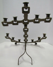 Load image into Gallery viewer, NAVAL CHAPEL ANCHOR Antique Folk Art Candlestick Holder Ship Boat Nautical Sixteen Candle Holder