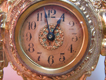 Load image into Gallery viewer, ARMY NAVY AMERICAN EAGLE Antique early 1900s Figural Cast Iron Brass Wash Clock