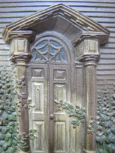 Load image into Gallery viewer, BRADLEY HUBBARD B&H COLONIAL DOOR Antique Bookends Cast Iron Old Paint Ornate