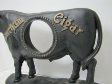 Load image into Gallery viewer, DURHAM CIGAR HETTERMANN BROS LOUISVILLE KY Old Store Display Ad Clock Sign Bull