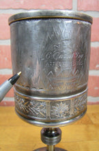 Load image into Gallery viewer, 1886 NRC NEWPORT RIFLE CLUB Award Trophy Silver Plate Goblet Mountain Scene