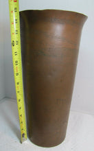 Load image into Gallery viewer, Arts & Crafts Copper Bronze Large Vase Planter Antique Umbrella Stand Swirl
