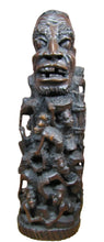 Load image into Gallery viewer, AFRICAN FOLK ART TREE OF LIFE Old Decorative Art Statue Artist Signed D ADAMSON