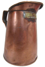Load image into Gallery viewer, L&M GOLDSTICKER FULTON St NY Antique Copper Liquor Beer Measure Pre Prob c1900