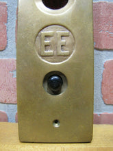 Load image into Gallery viewer, EE ELEVATOR PANEL IN USE & BUTTON Old Builidng Architectural Hardware Element