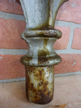 Load image into Gallery viewer, Antique Large Cast Iron Architectural Hardware Element Finial Decorative Art rnd