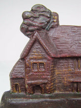 Load image into Gallery viewer, Ancestral Home of George Washington Antique Cast Iron House Doorstop Art Statue