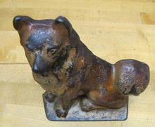 Load image into Gallery viewer, MALAMUTE c1930 CREATION Co Old Dog Cast Iron Doorstop Decorative Art Statue AGED2PERFECTIONSTORE