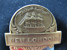 Load image into Gallery viewer, 1912 ATLANTIC DEEPER WATERWAYS Assn Medallion NEW LONDON Ornate Whitehead Hoag