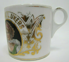 Load image into Gallery viewer, GEORGE UKERS Antique Porcelain Shaving Mug Occupational E J MOONEY T&V FRANCE