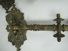 Load image into Gallery viewer, Antique 19c Swing Arm Candle Holders Figural Faces Decorative Arts Candlesticks